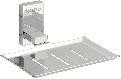 Modern Wall-Mount Soap Dish, Silver