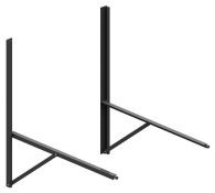Dining Table Legs Support Stand, Foldable, Black, Metal