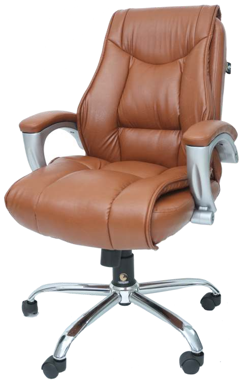 Executive Polo Series Model No. 1304 Medium Back Chair Light Brown