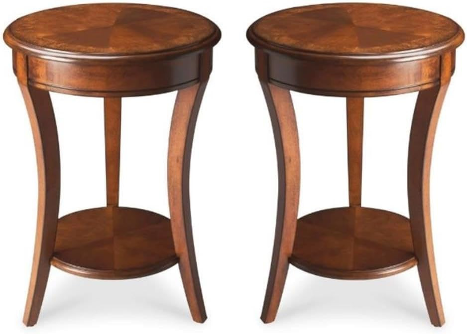 Specialty Holden Accent Table in Olive Ash Burl - Set of 2