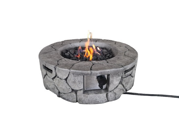 9'' H x 28'' W  Concrete Outdoor Fire pit