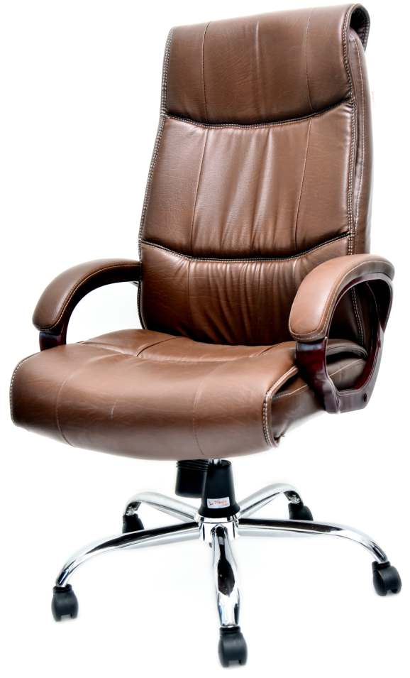 WOODEN  SERIES  MODEL NO. 1601  HIGH BACK CHAIR dark brown