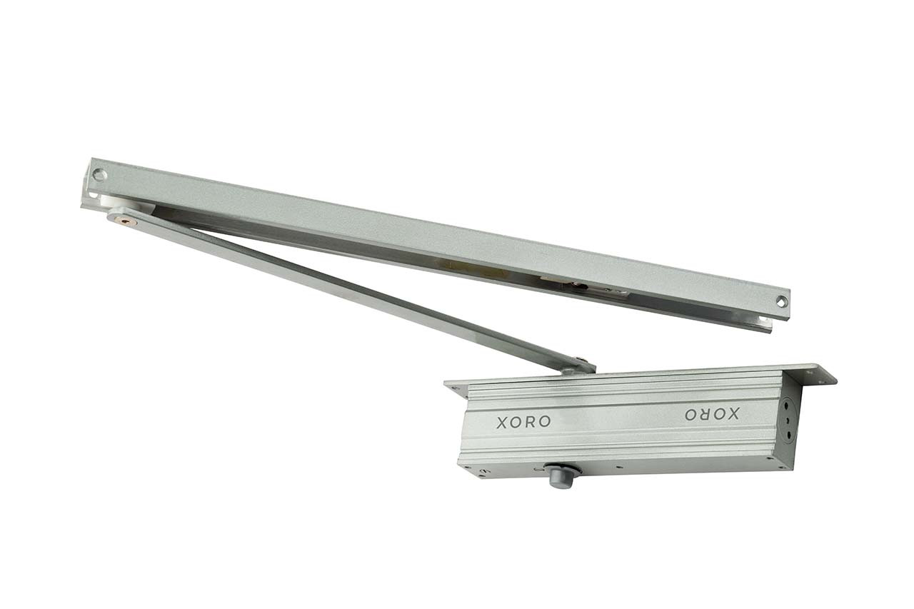 Concealed Door Closer, Silver Aluminium