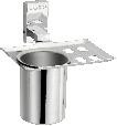 Wall-Mounted Stainless Steel Tumbler Holder, Silver
