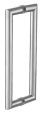 Glass Door Handle, 300mm Length, 22mm Width, 202/304 Stainless Steel