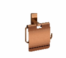 Wall-Mounted Paper Holder, Rose Gold