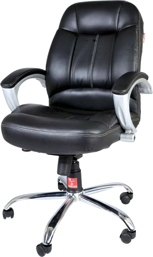 Fether Series Medium Back Chair - Model 1902, Black