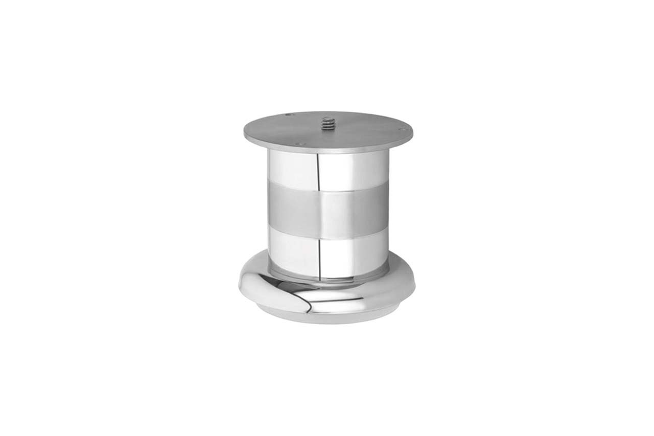 Two-Tone Chrome Sofa Legs, Modern Cylindrical Design, SM-26