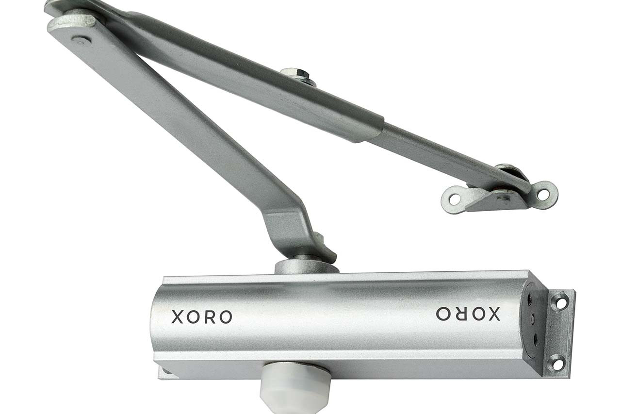 Door Closer, Active, Automatic Door Control, Silver