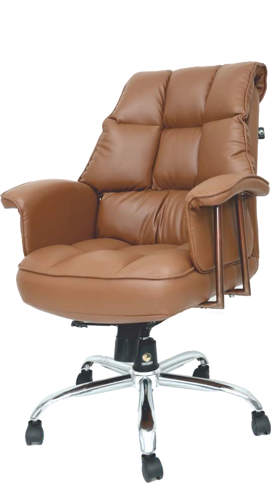 Lexus 9002 Medium Back Chair, Light Brown.